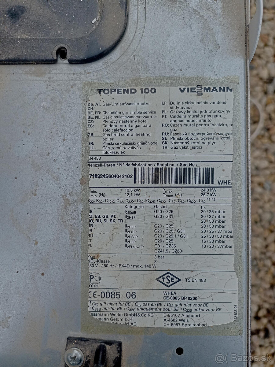 Predám Kotol Viessmann GG2RU - 7