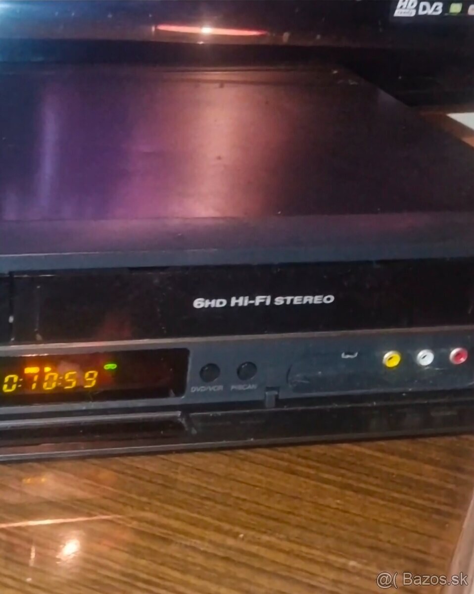 2 v1 nahrávanie VHS na DVD rekordér HiFi stereo 6 HEAD - 7