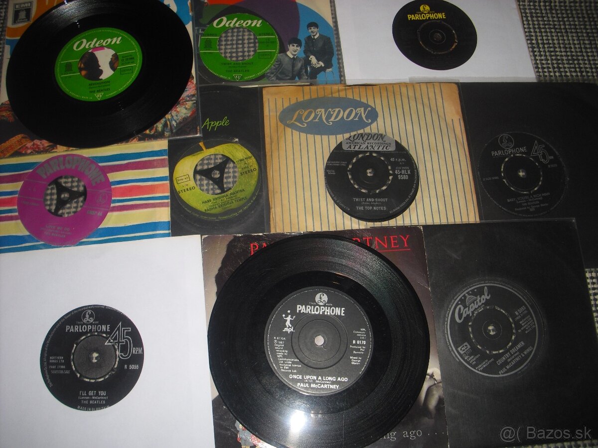predam zbierka The Beatles CD, LP, EP, Single raritne - 7