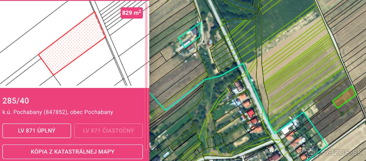 Orná pôda 829 m2, Pochabany - 7