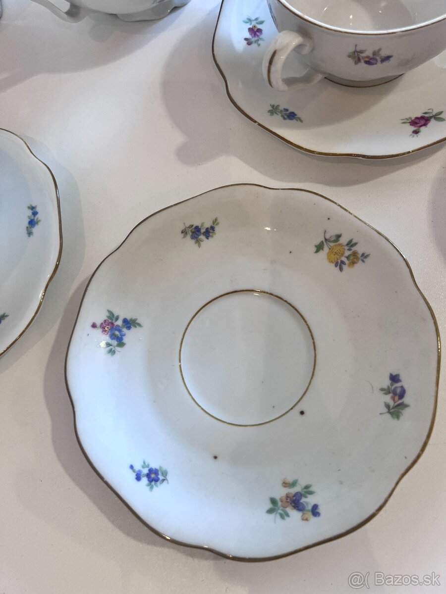 Čajová súprava s kvietkami - 7
