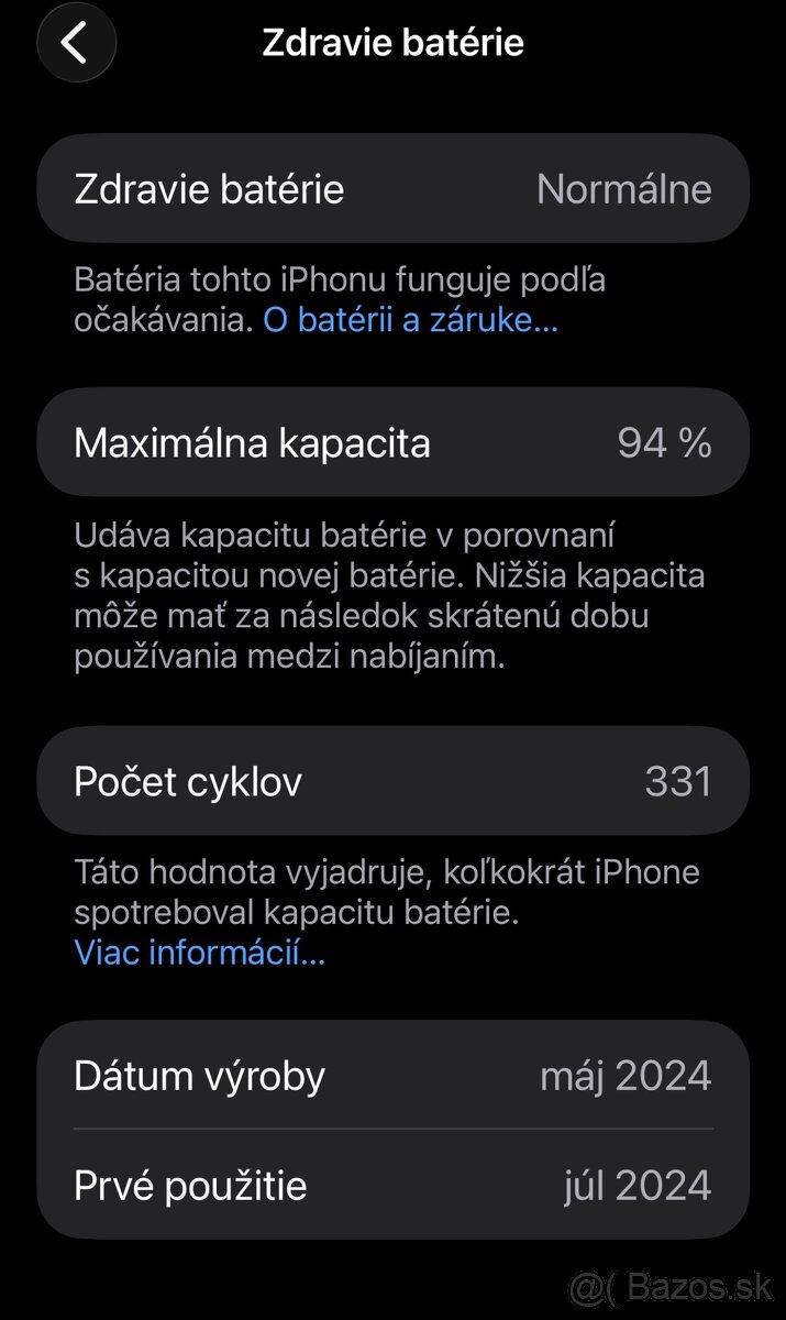 Predám 📱 IPhone 15 PRO MAX 256 GB - 7