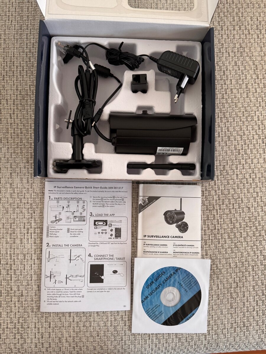 Venkovní IP sledovací kamera HD - 7