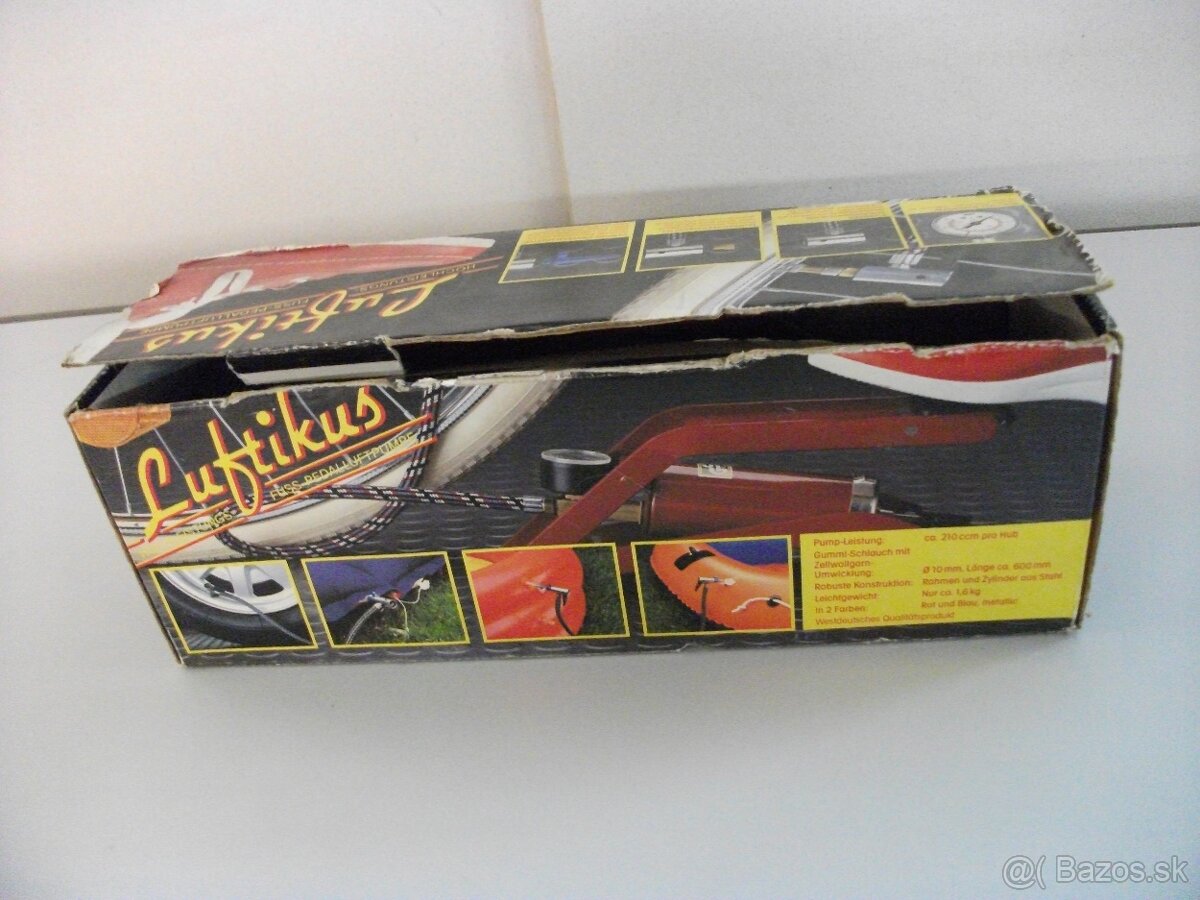 Retro nožná pumpa(hustilka). - 7