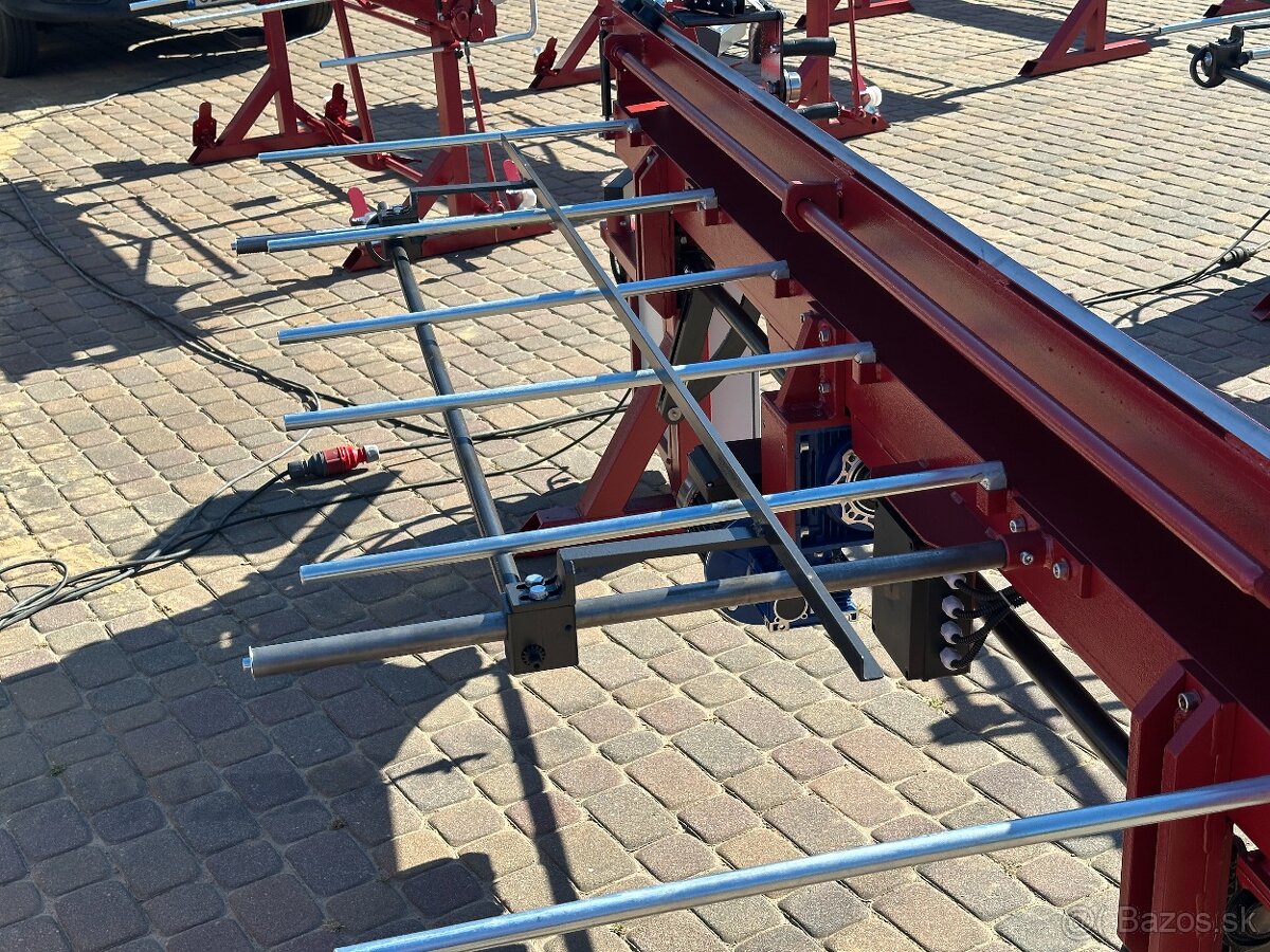 Elektrický ohýbací stroj, ohýbačka, lemovačka na plech, 3m - 7