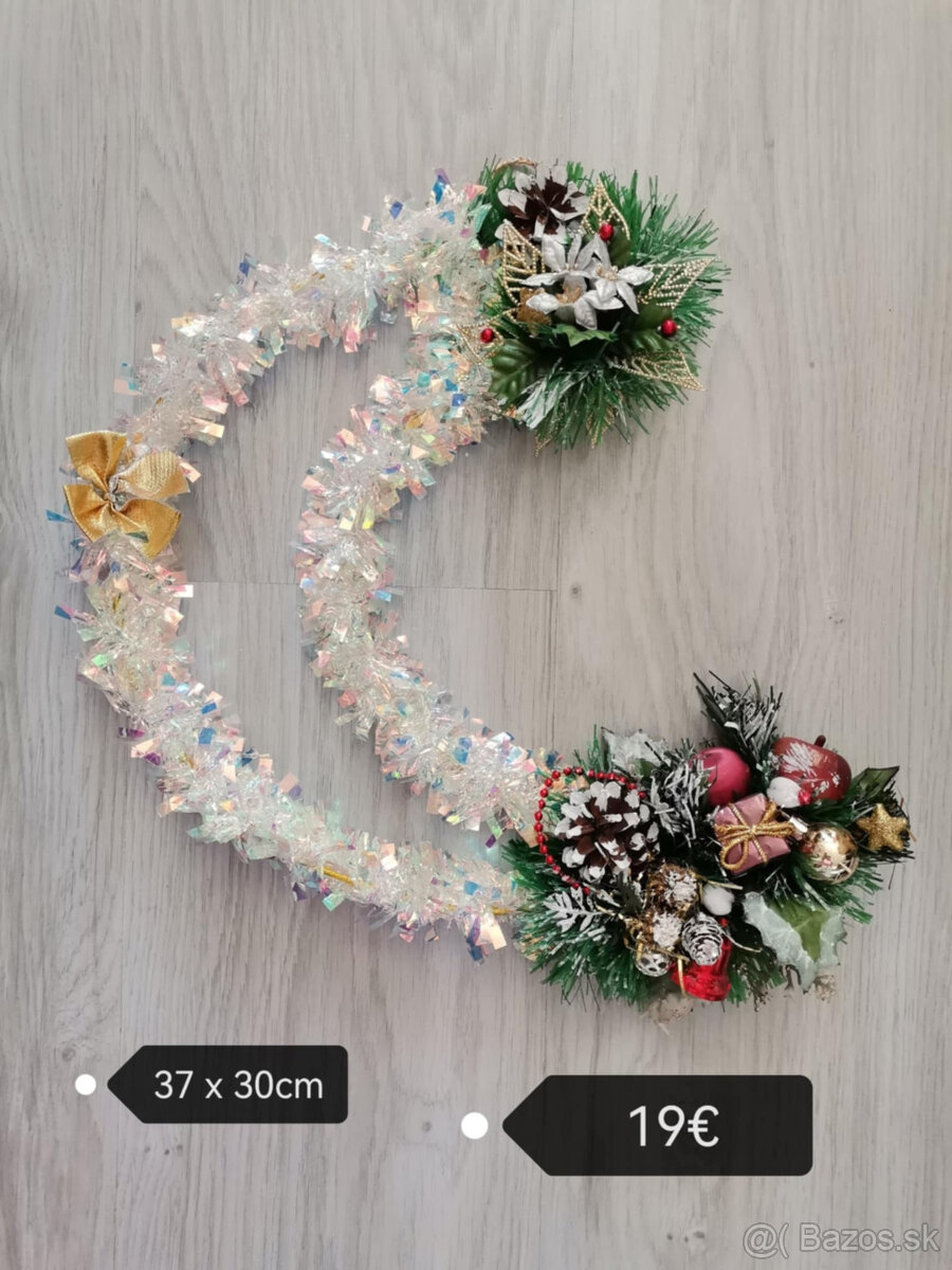 Vence na dvere vianočné - 7