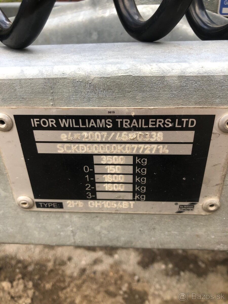 Příves Ifor Williams Trailers DB - 7