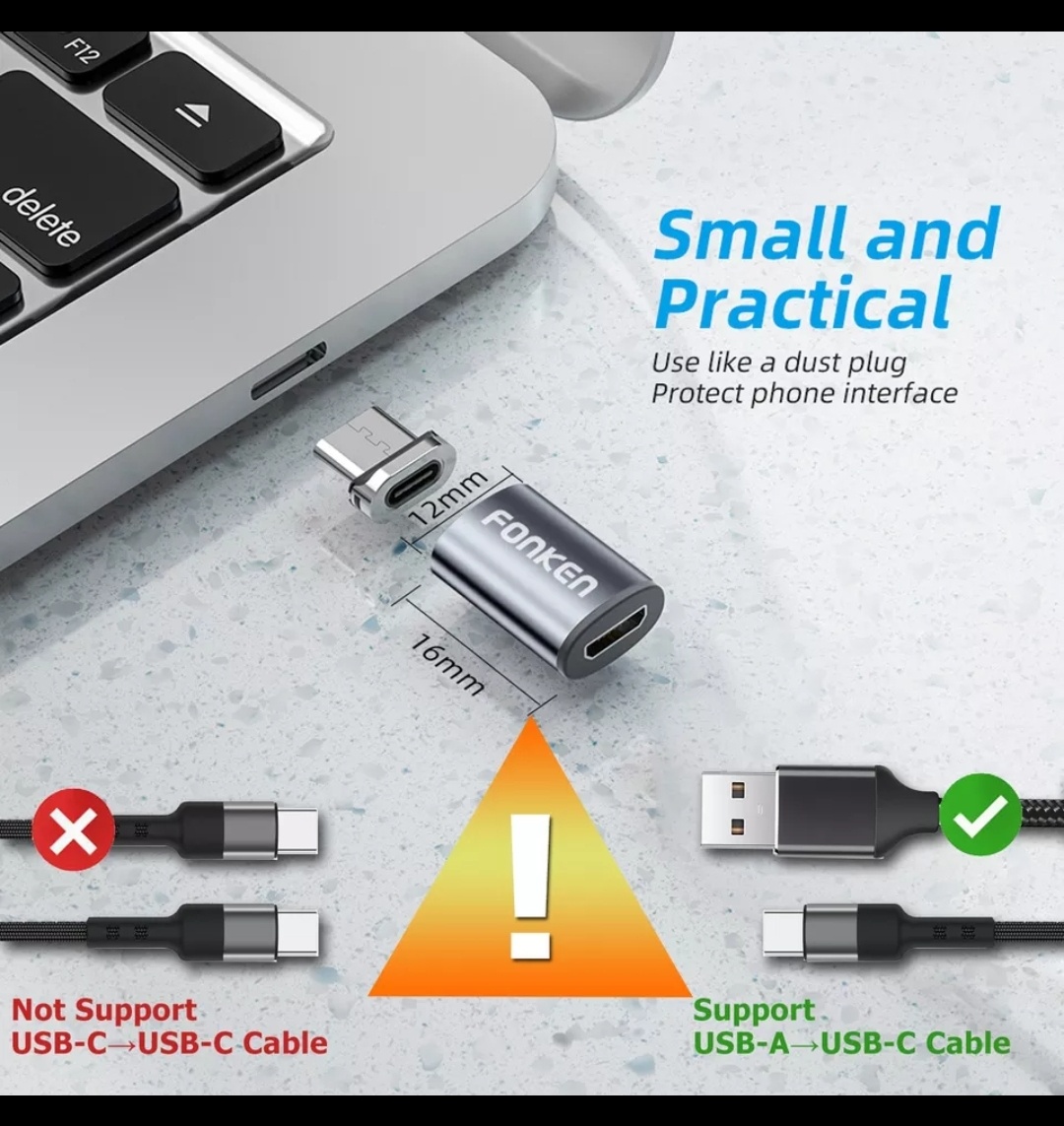 Fonken magnetický USB-C konektor - 7