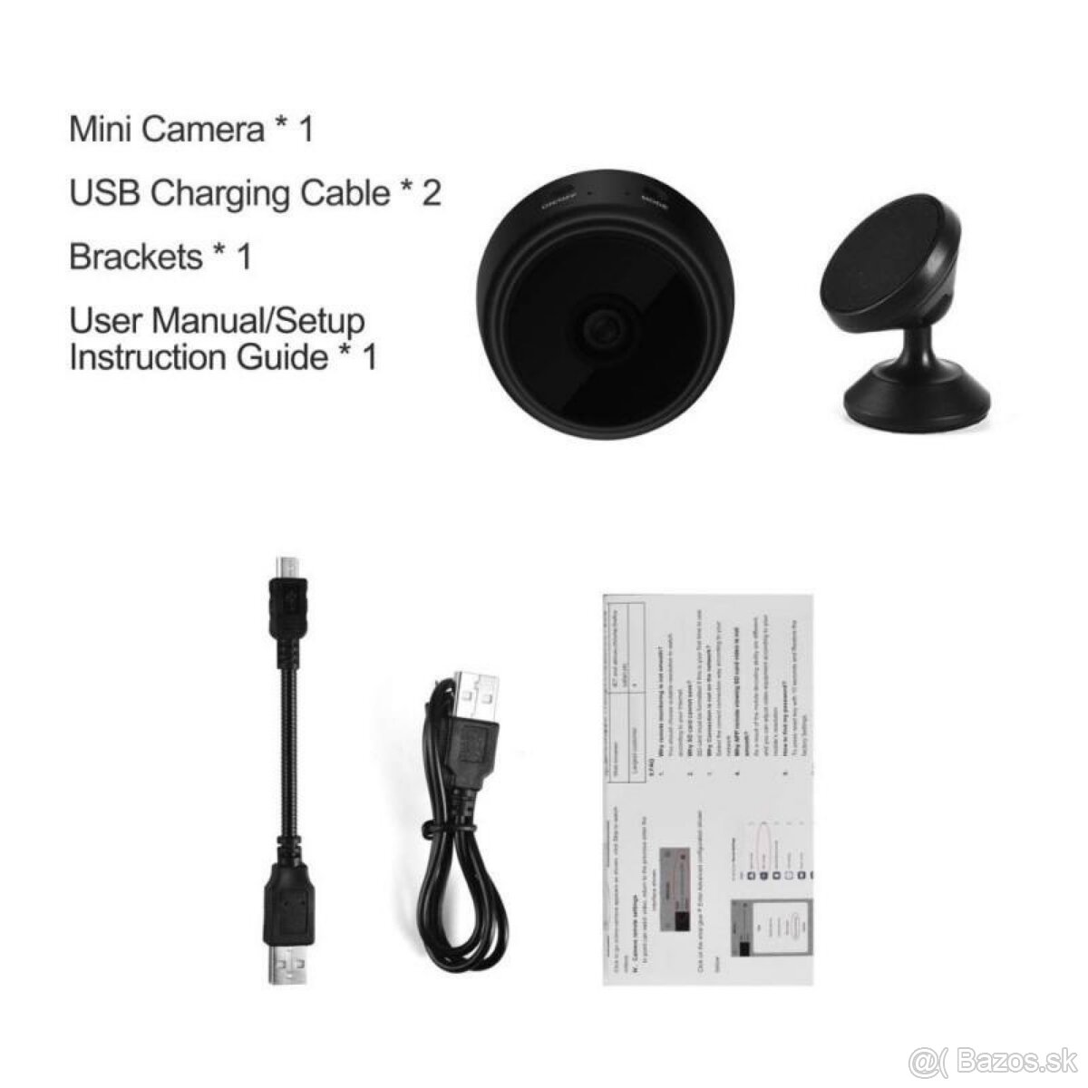 Bezdrotova IP kamera A9 Mini Full HD - 7