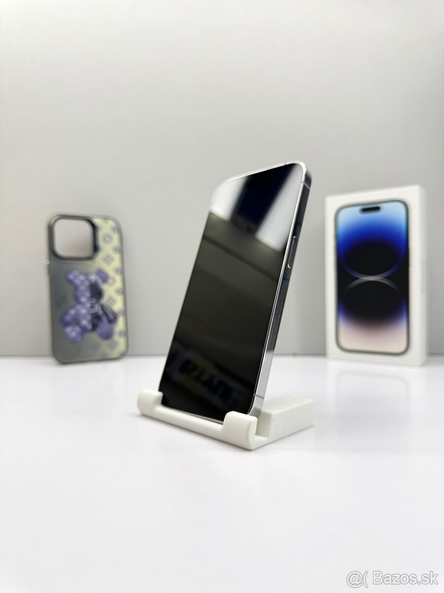 iPhone 14 PRO 128GB SILVER TOP STAV ORIGINÁL+PRÍSLUŠENSTVO - 7