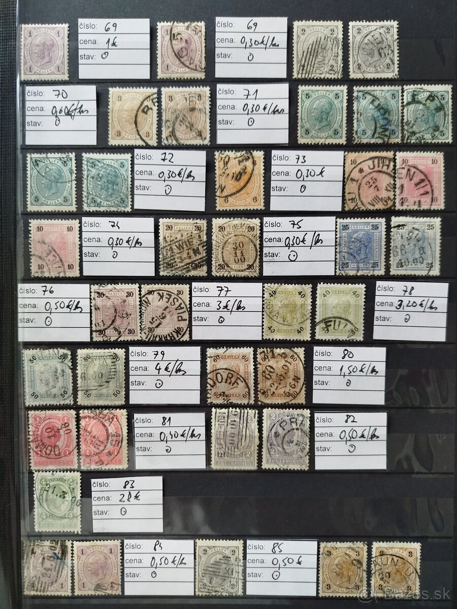 staré Rakúsko - zbierka známok, album grátis - 7