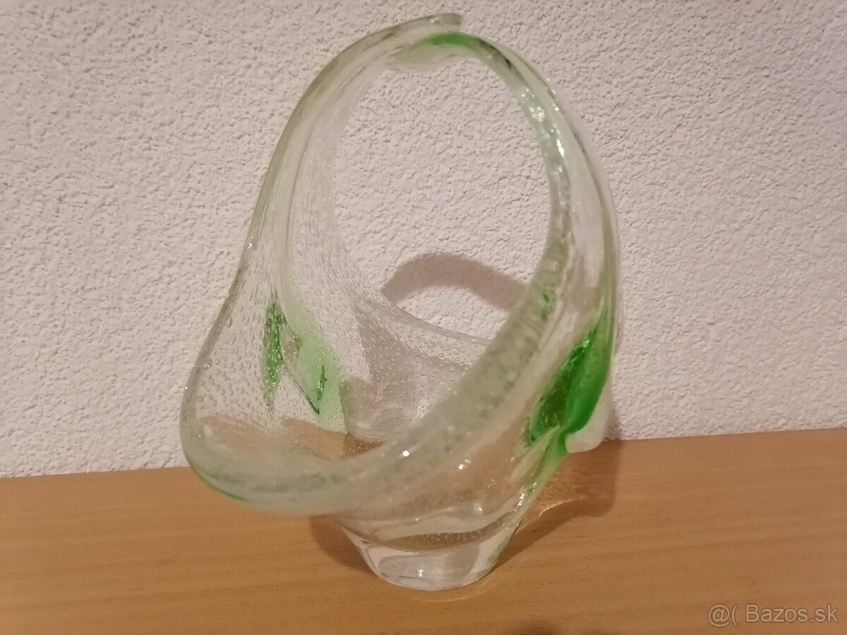 Hutné sklo - zelené - 7