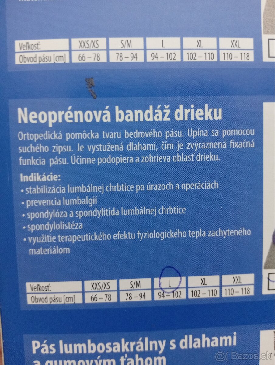 BEDROVÝ PÁS / BANDÁŽ DRIEKU - 7