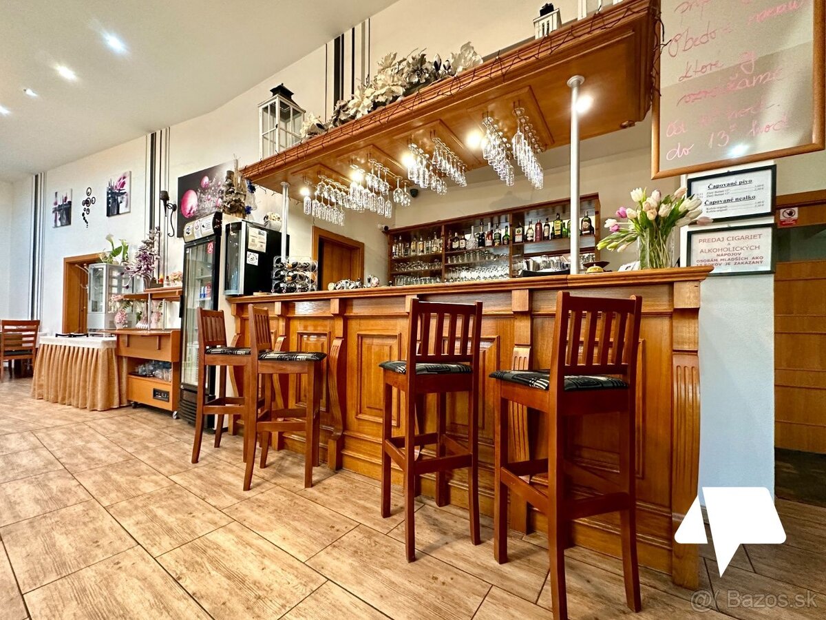 Predaj zabehnutá reštaurácia s veľkým 1- izb. bytom Zlaté Mo - 7