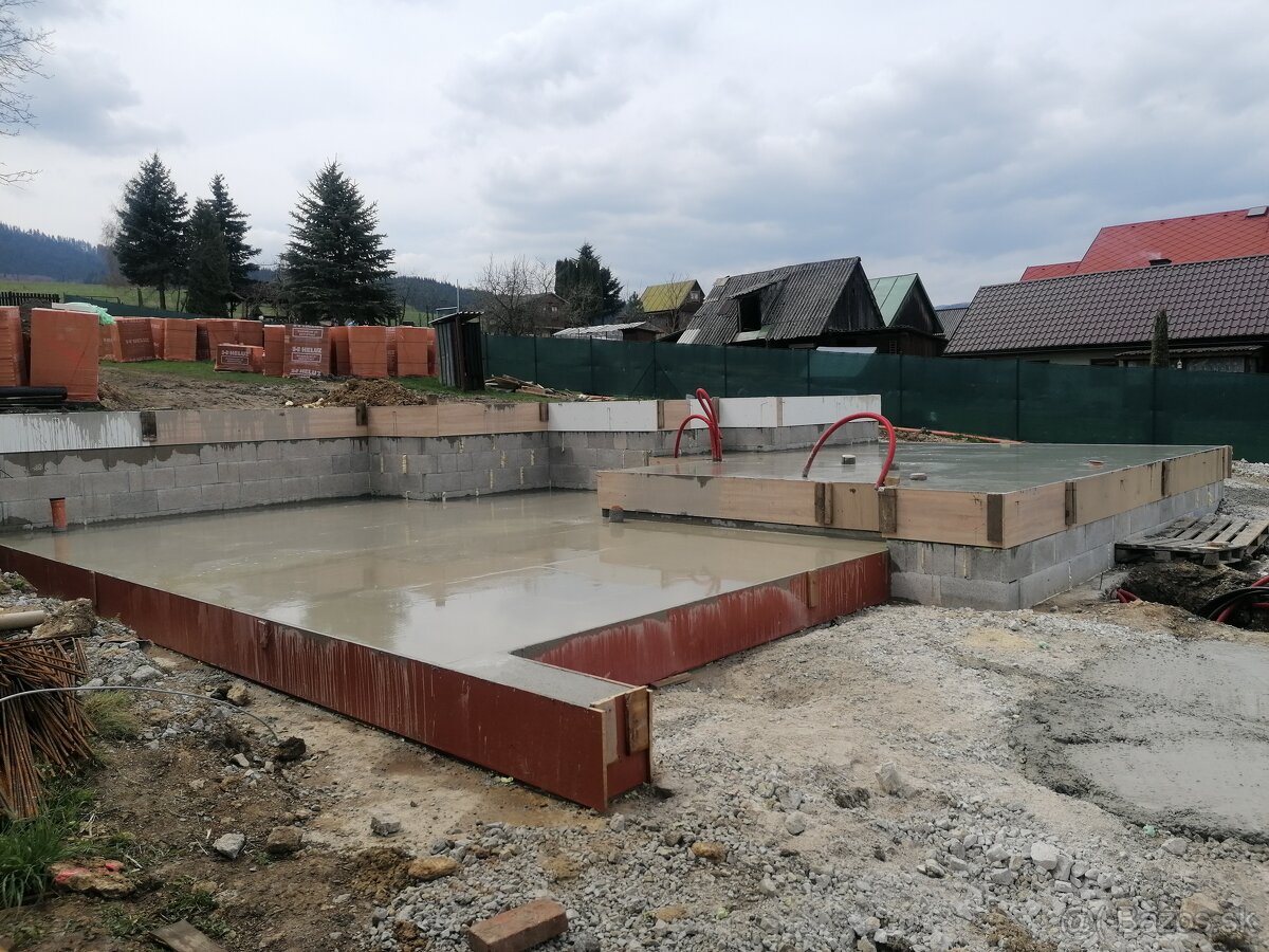 Stavebné práce - Hrubé stavby - základové dosky - 7