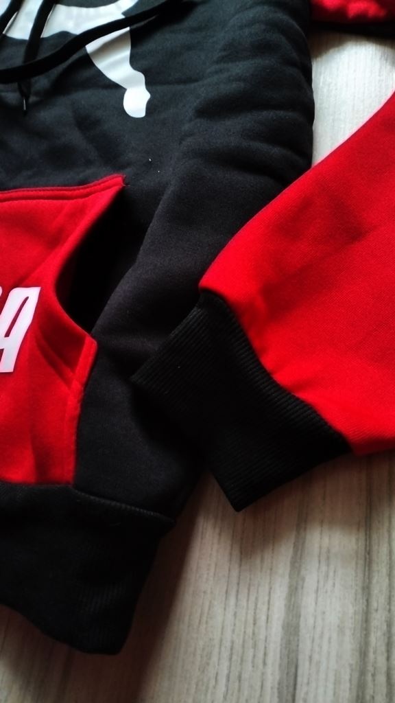 Čierno červená tepláková súprava, v.S/M/L - 7