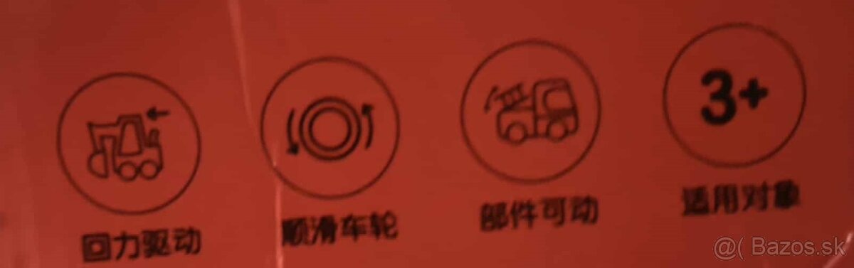 Požiarnické autíčka s dopravnými značkami veľké balenie - 7