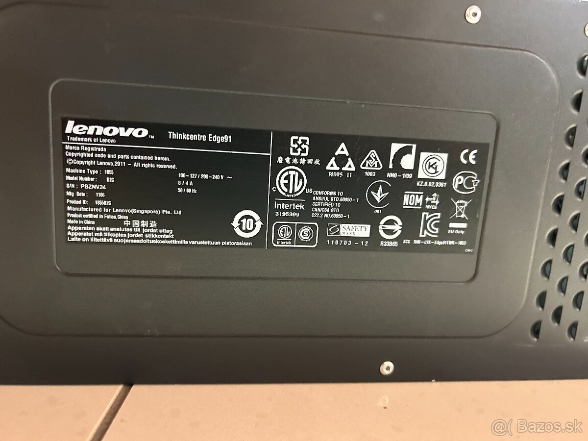 Lenovo Thinkcentre Edge 91 1855 - 7