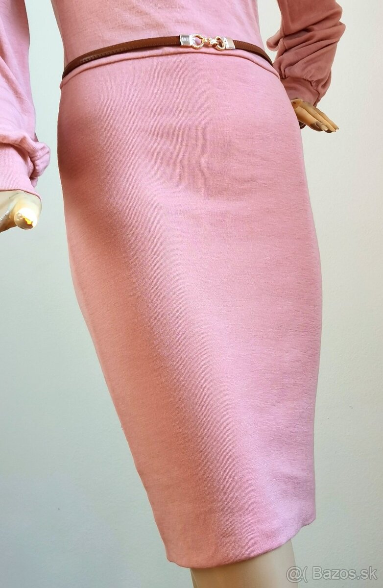 Merino šaty z roláčikom vo veľkosti XS /S - 7