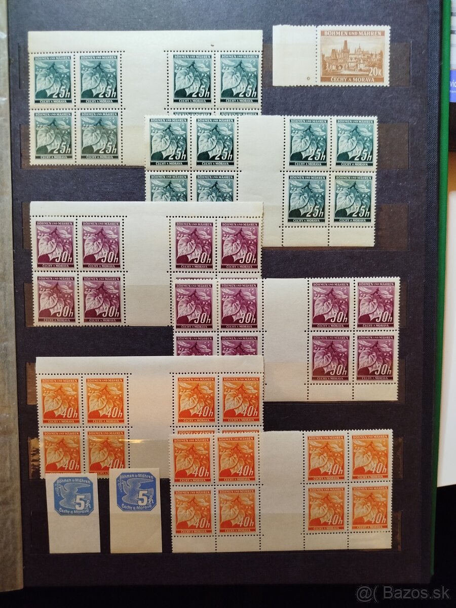 Protektorát Čechy a Morava - partia známok - 7
