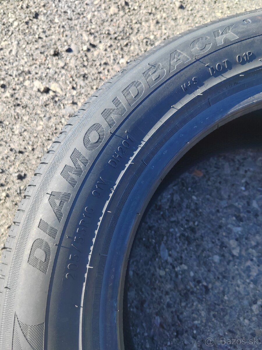 Letné pneu DIAMONDBACK 205/55 r16 - nové - 7