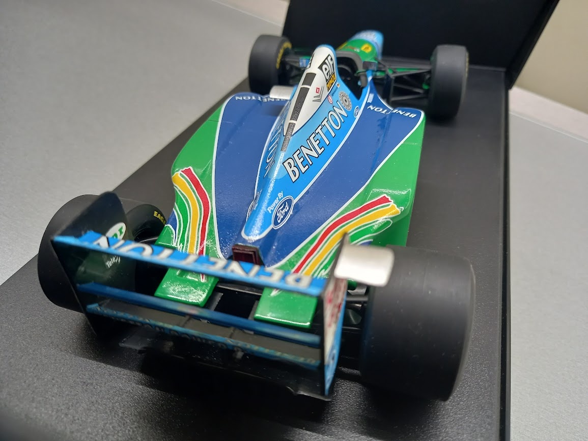 F1 BENETTON FORD B194 GP ANGLIE 1994 SCHUMACHER 1:18 - 7