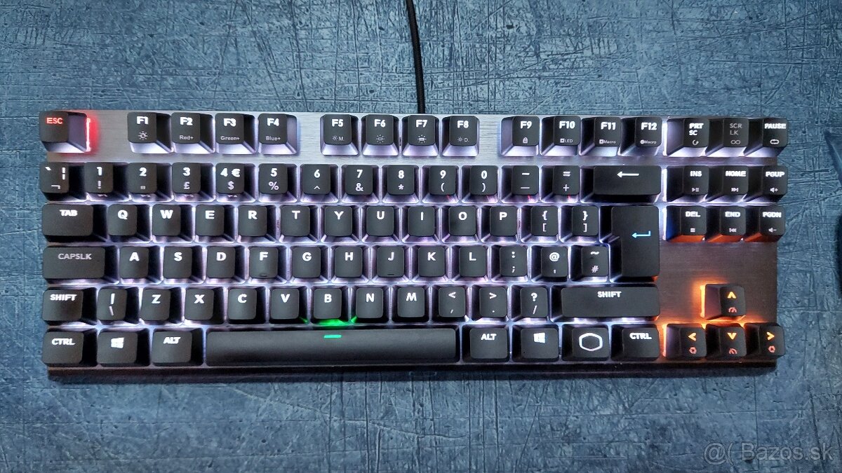 Cooler Master MK730, cervene spinace, RGB, TKL - 7