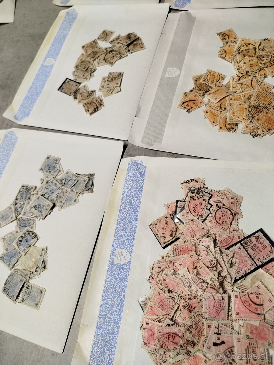 staré Rakúsko (r.1890-1935) - plná krabica známok - 7