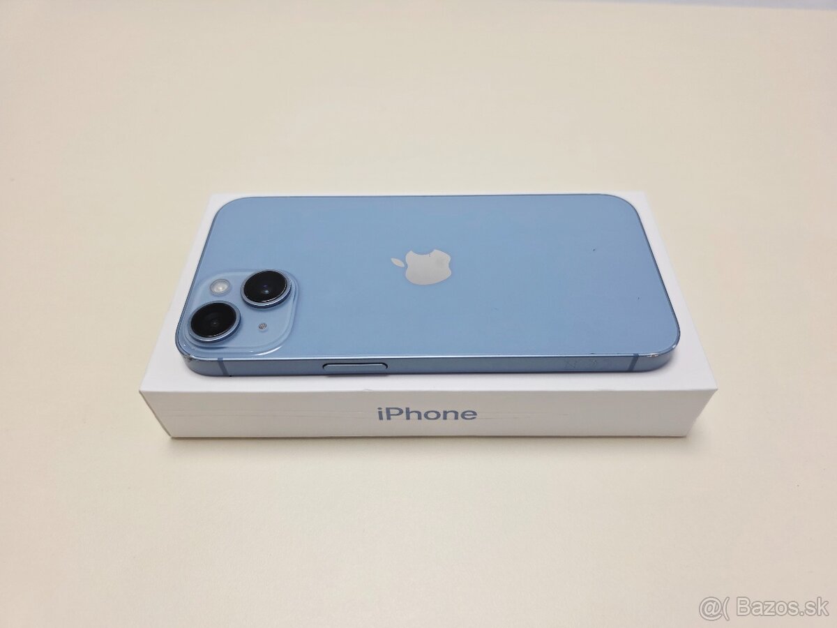 Apple iPhone 14 128gb BLUE,BATERKA 100% - 7