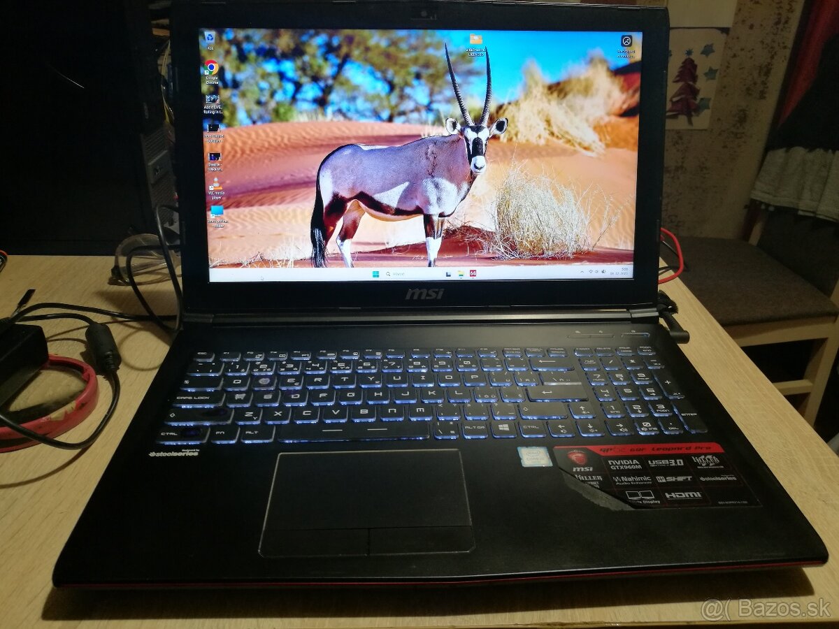 MSI GP62 LEOPARD PRO. Herná mašina. - 7