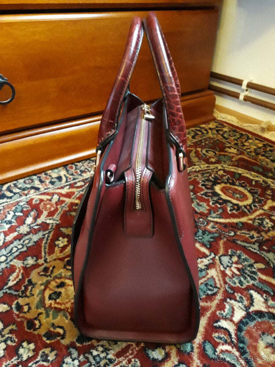 kufríková kabelka bordová cavalli class - nová - 7