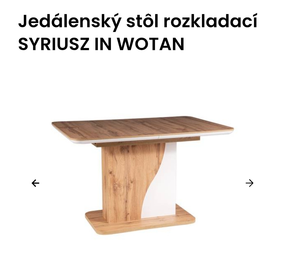 Jedálenský rozťahovací stôl - 7