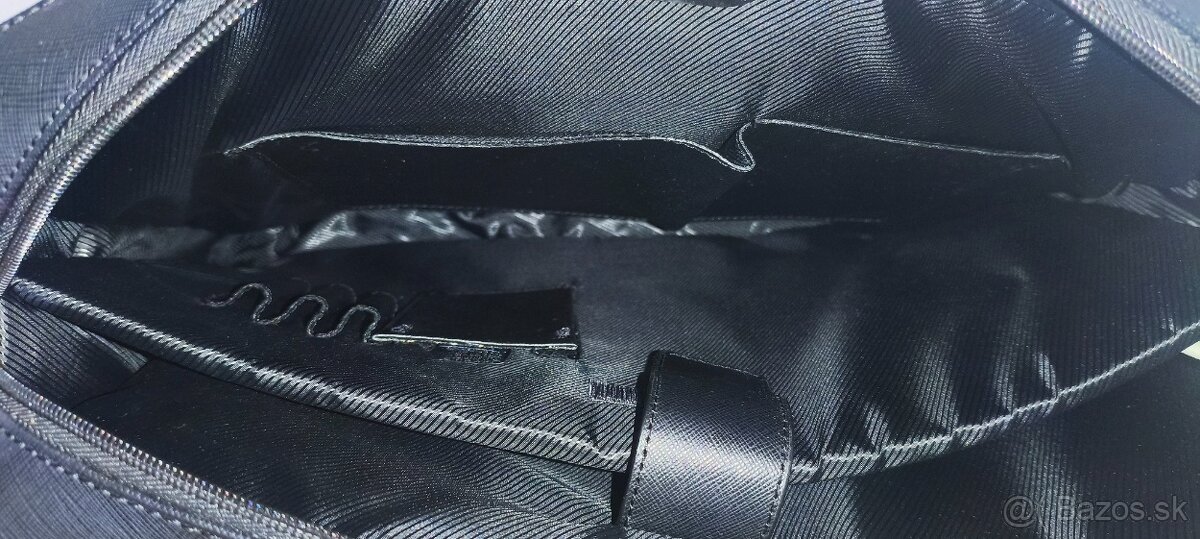 Elegantná taška Dicota na 13,3“-15,6“ notebook, bielo-čierna - 7