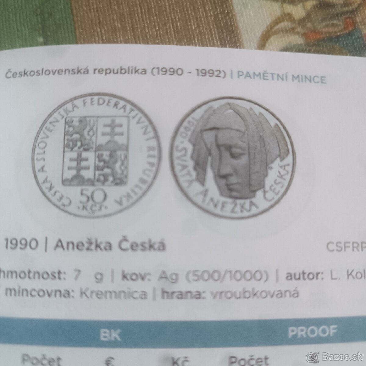 Pamätné strieborné KČS mince - 7