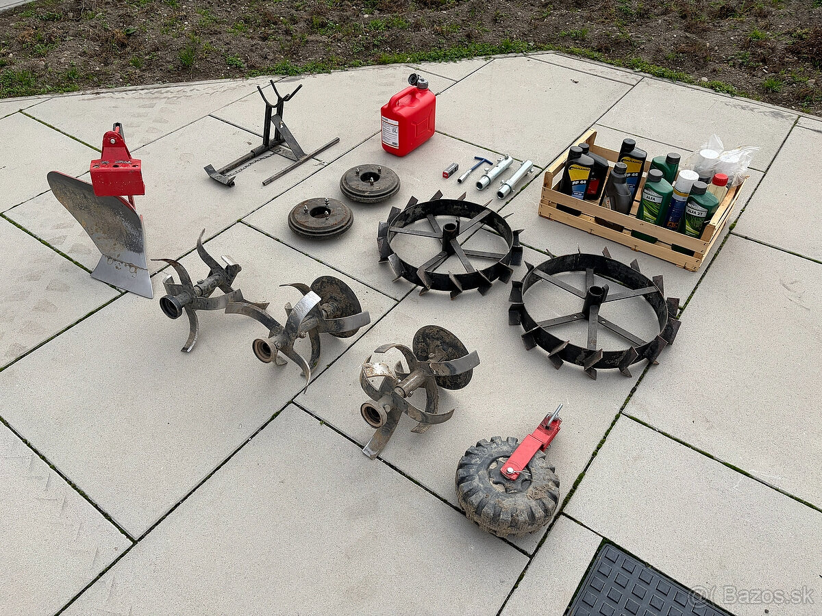 Predám kultivátor MS 16 + príslušenstvo - 7