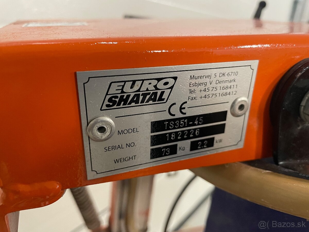 Vodná píla EURO SHATAL TS 351-45, stolová píla 350 mm, ako n - 7