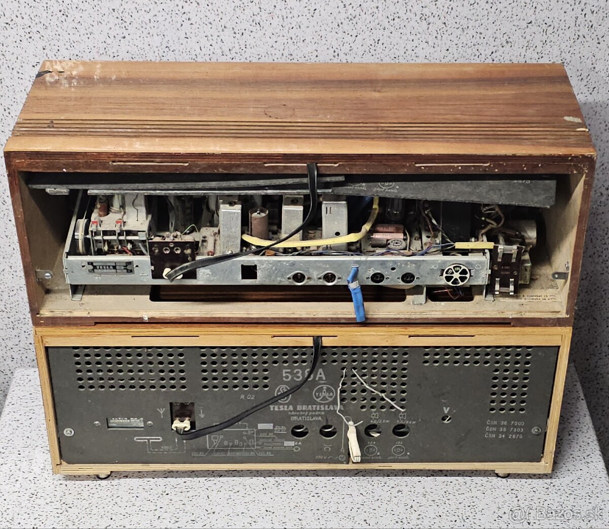 2x STEREODIRIGENT 》TESLA 538A 》Starožitné elektronkové radio - 7