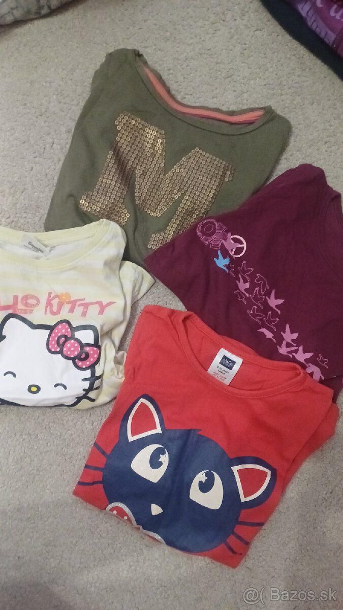 Balík oblečenia dievčatko 134-140 19ks - 7