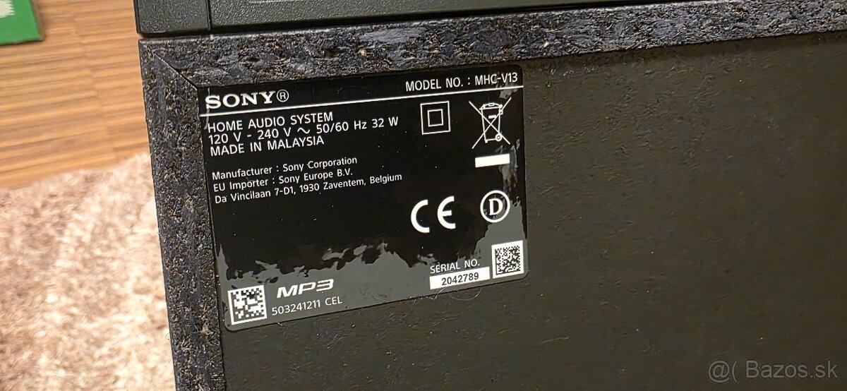 Sony MHC V13 - Bezdrôtový audiosystém - 7