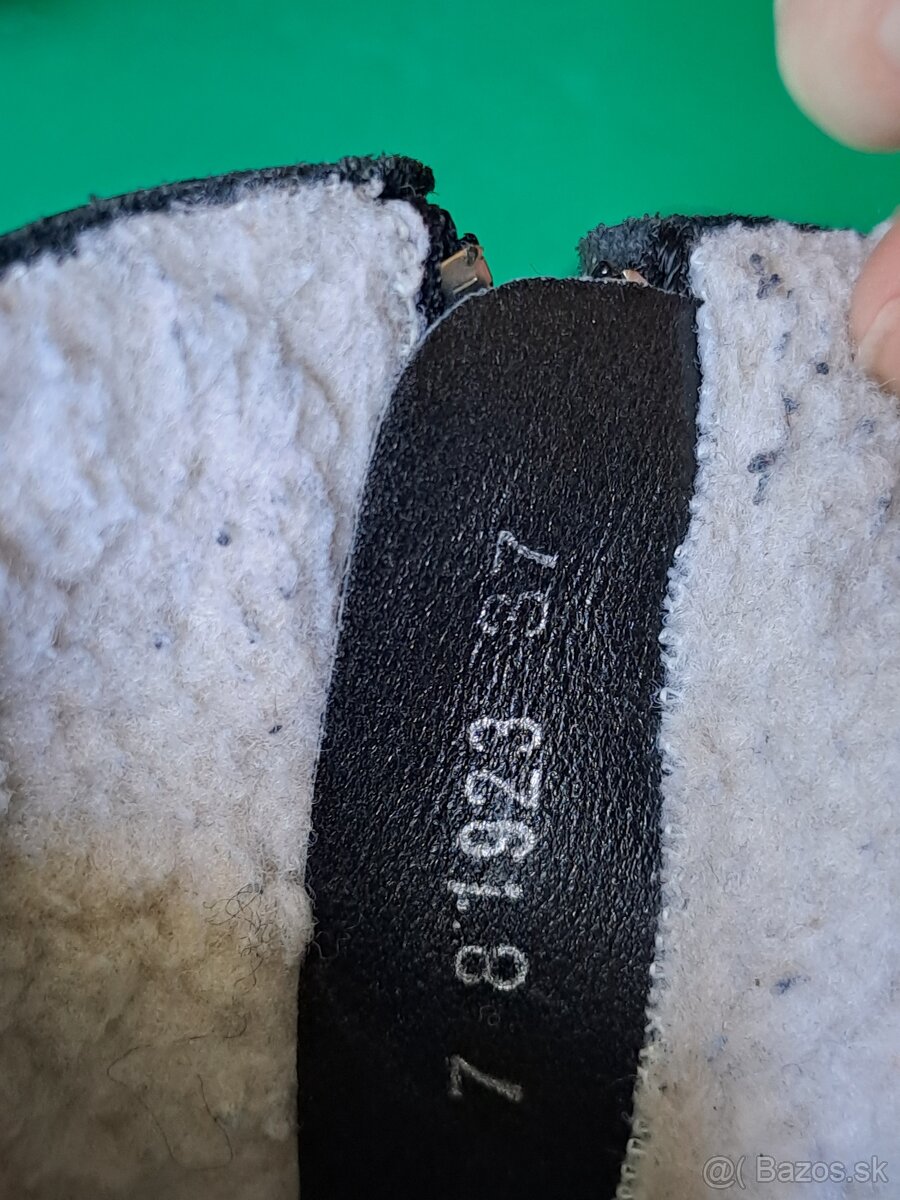 Dámske kožené čižmy nízke 37 - 7