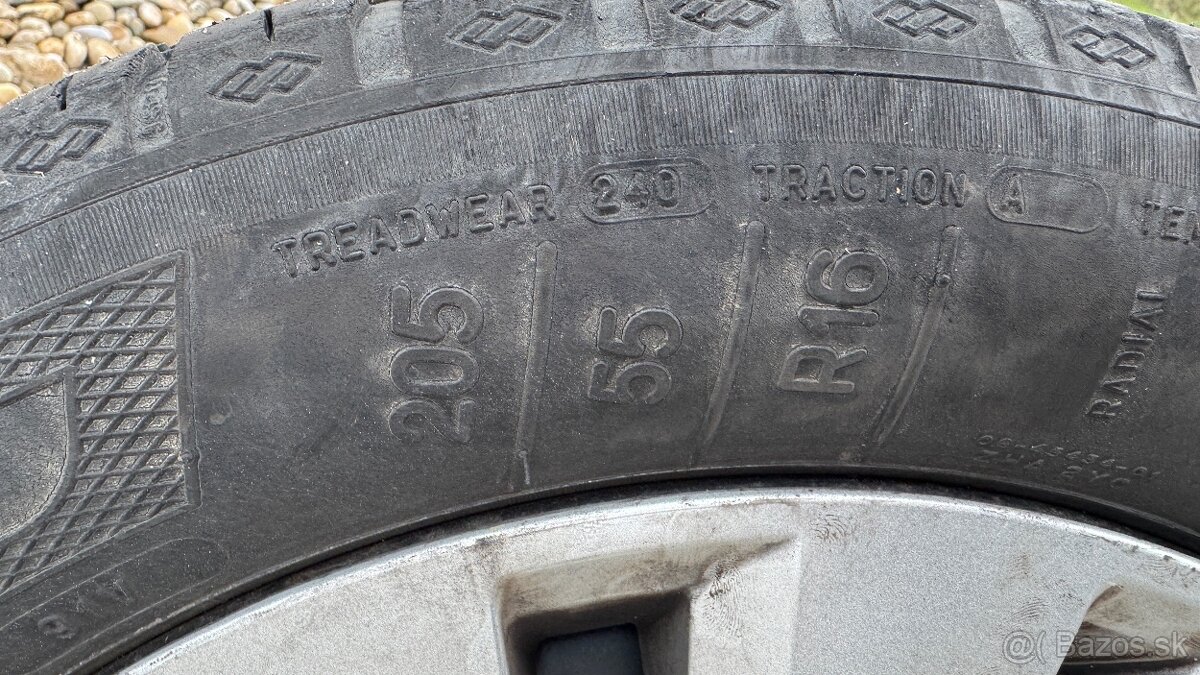 Predám plechové disky na letných pneumatikach - 7