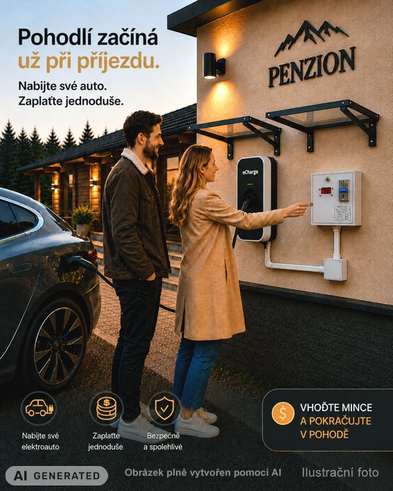 Timer box - Mincovnik pro pračku, časový spínač na mince - 7