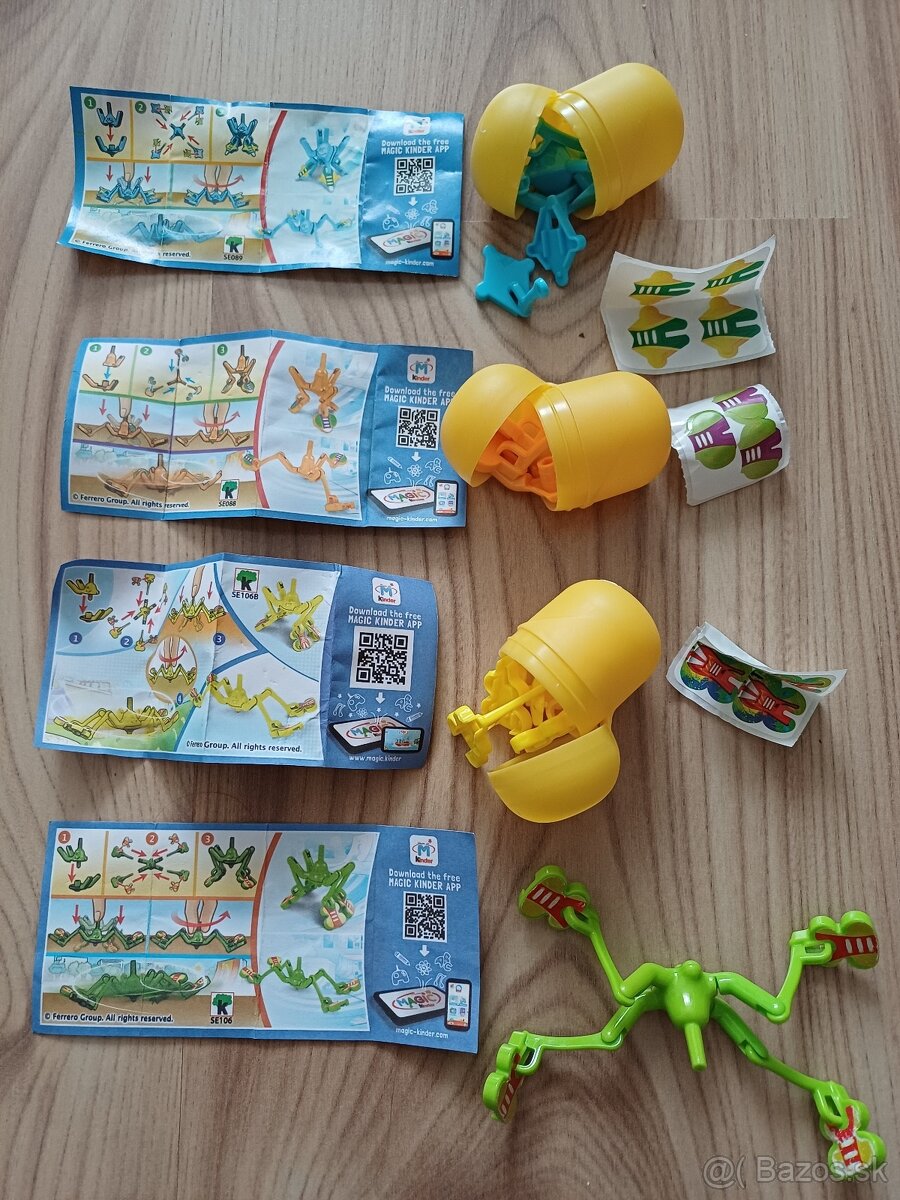 Kinder figurky 1 - 7