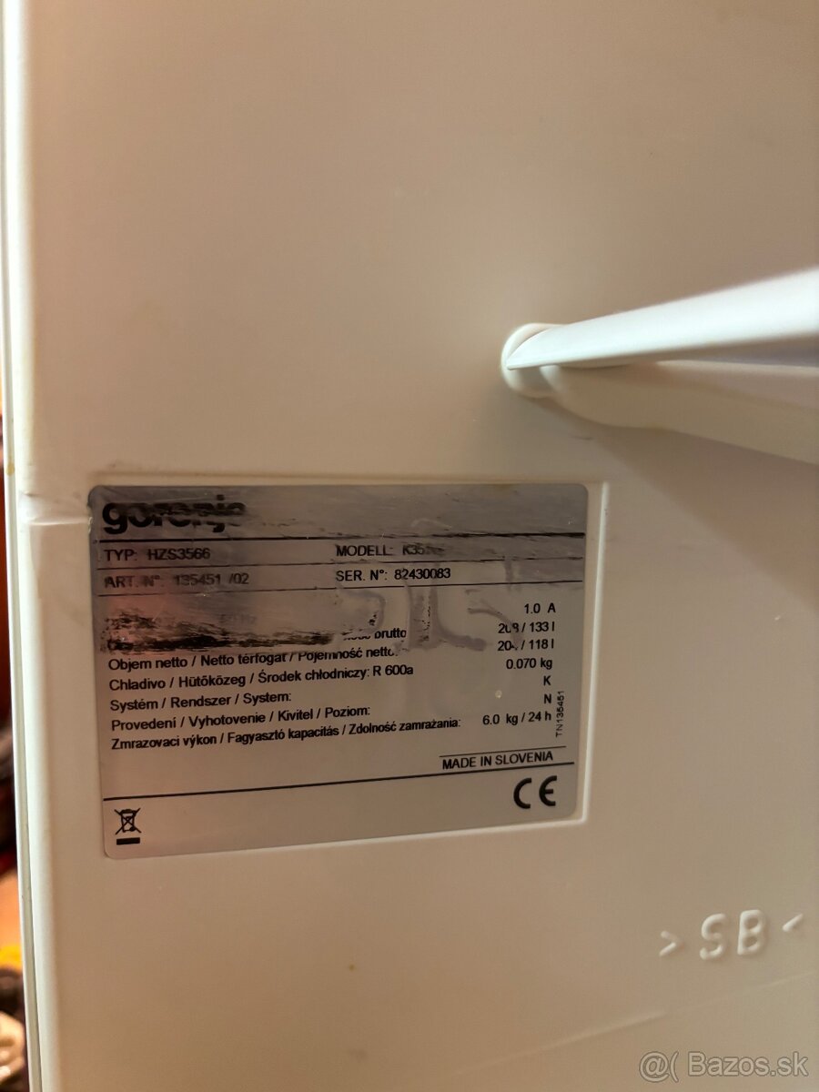 Chladnička Gorenje - 7