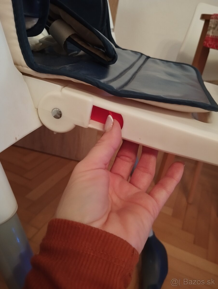 Detská jedálenská polohovateľná stolička v TOP stave - 7