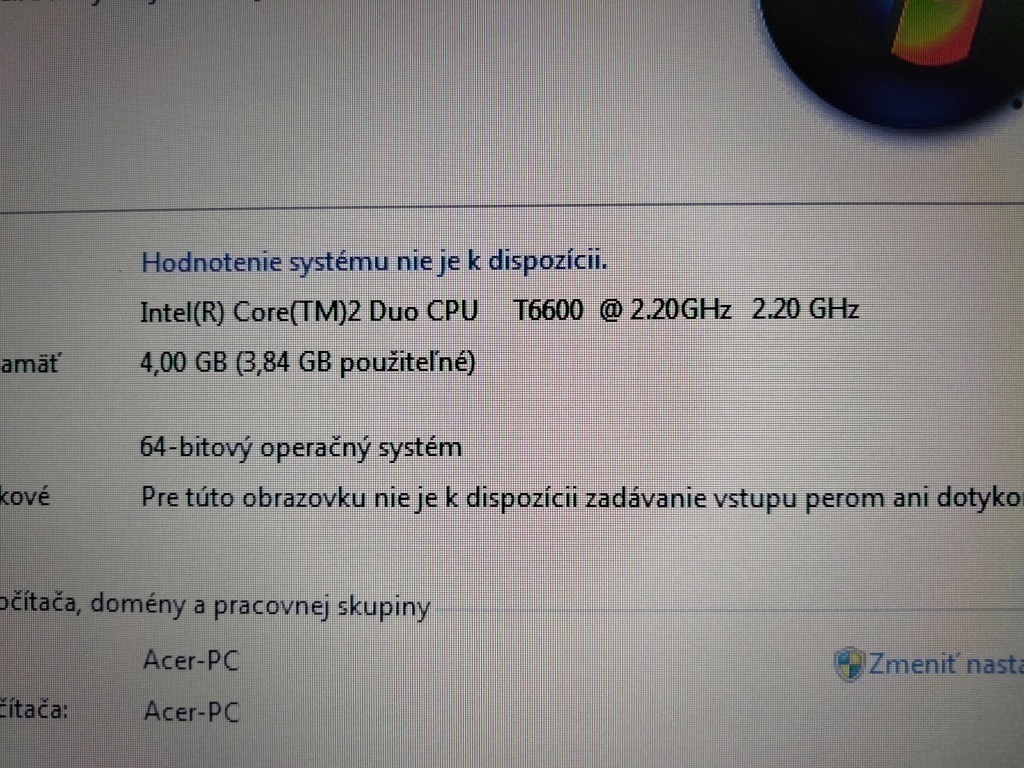 predám notebook Acer extensa 5635 / 4gb ram /250gb hdd/ - 7
