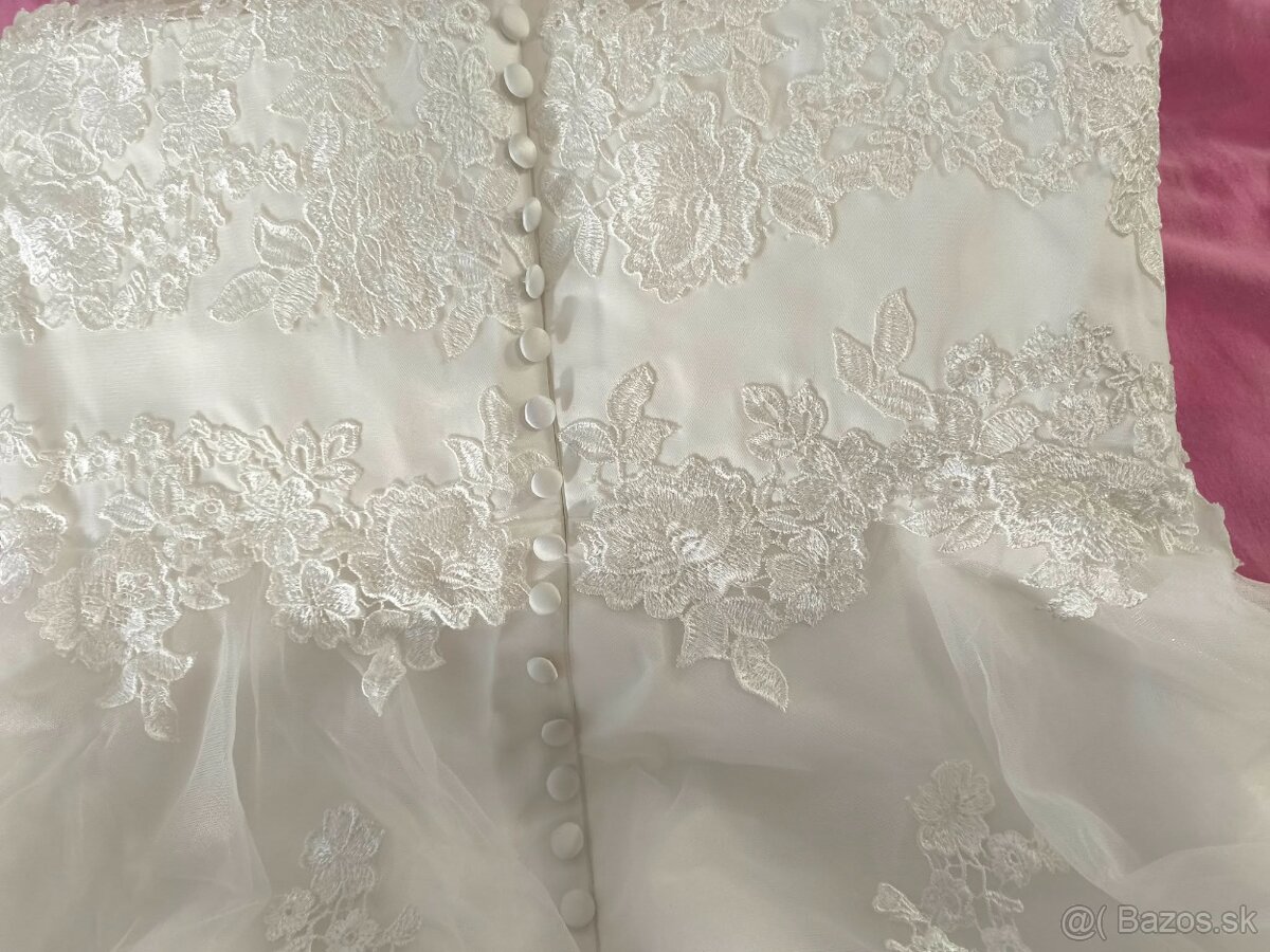 svadobné šaty 40/44 - 7