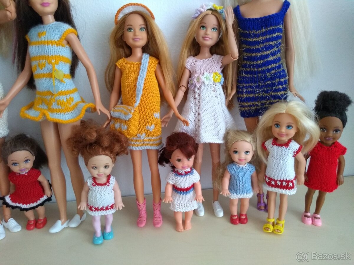 letné šaty s bodkami na bábiky barbie ken RH klobúk kabelka - 7