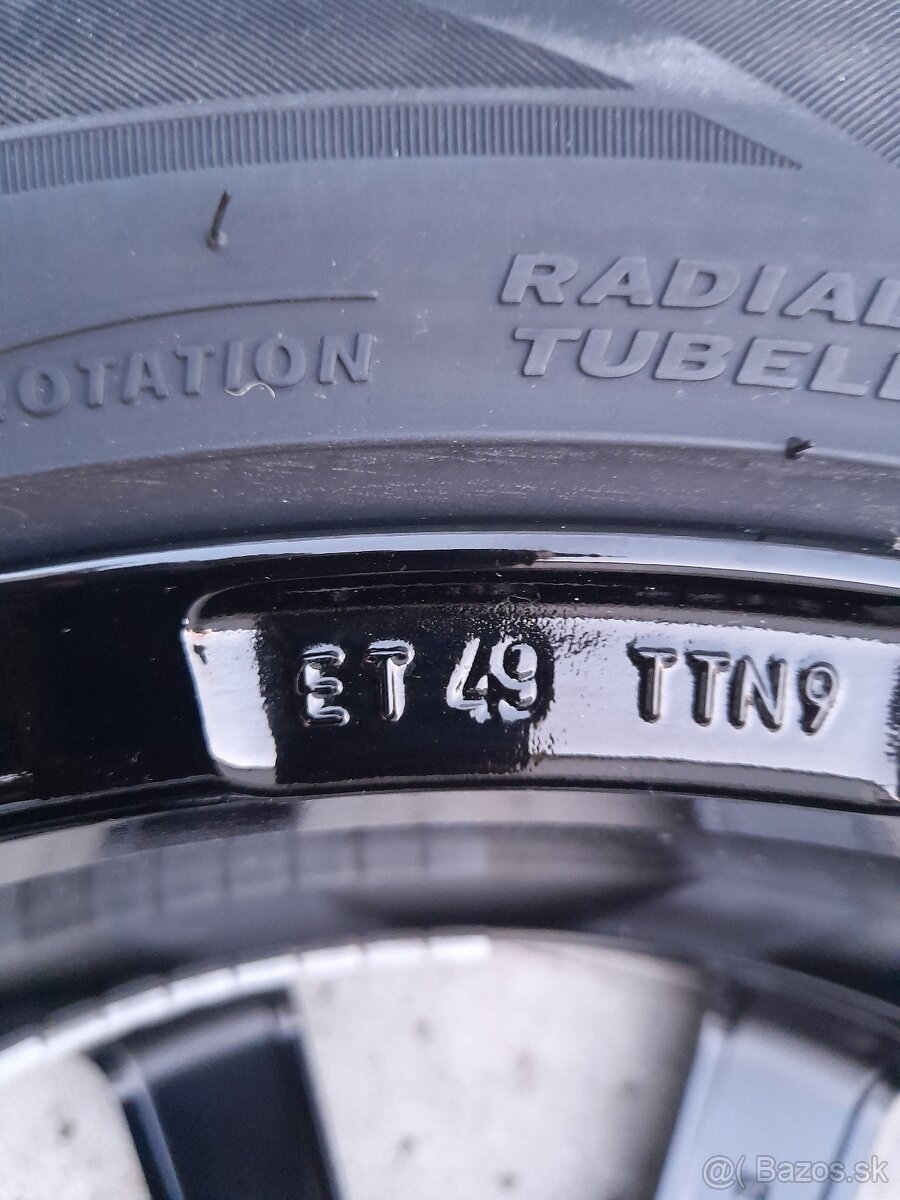 Predám zimné pneumatiky na hliníkových diskoch - 7