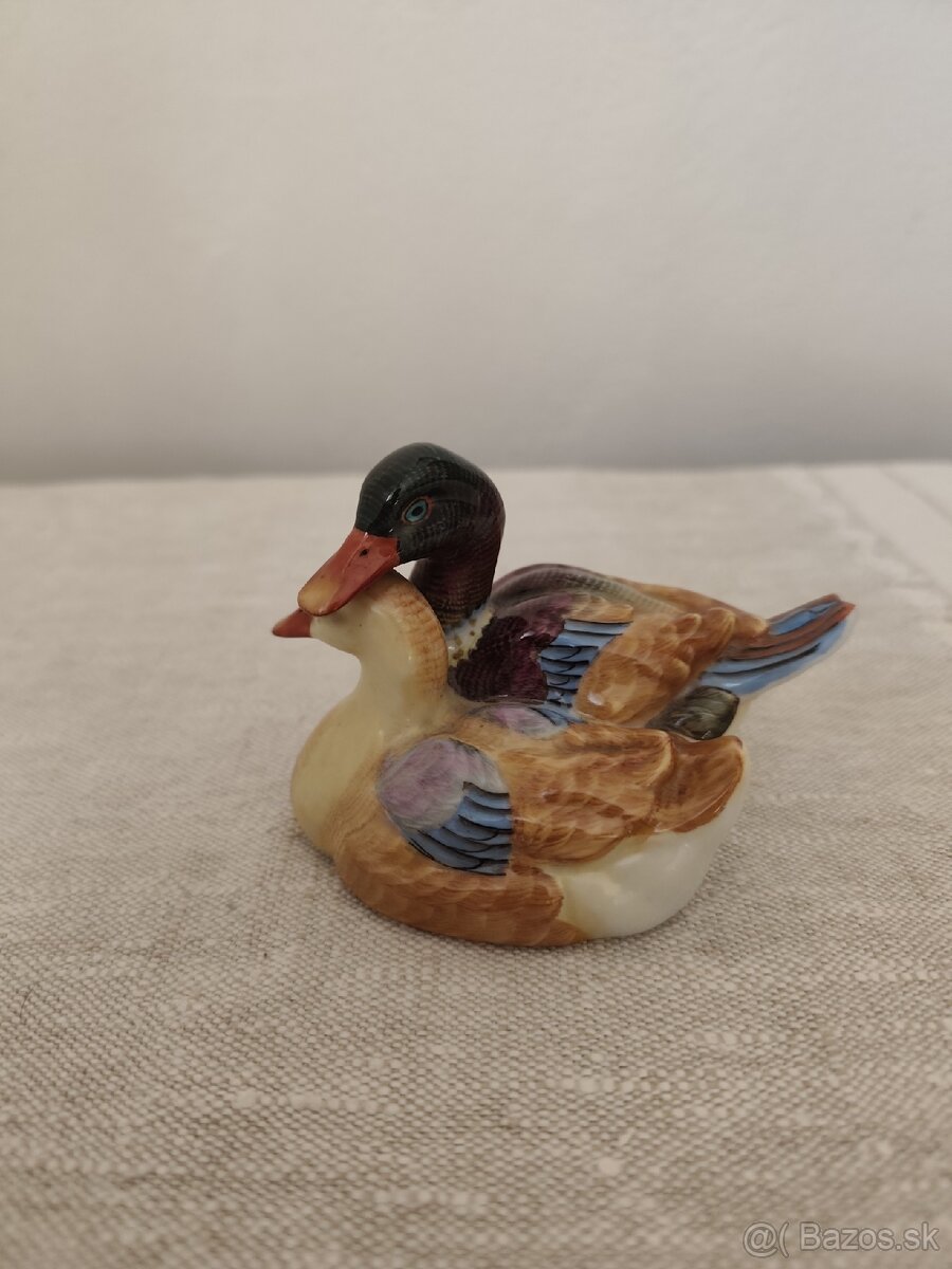 Herend kačky porcelánová soška - 7